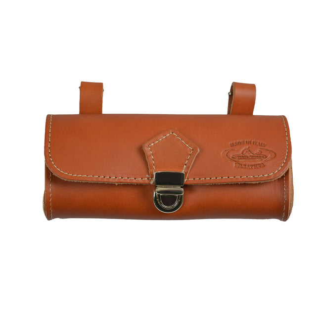 Monte Grappa zadeltas  leer cognac met logo