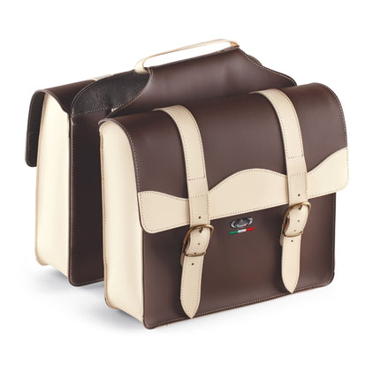 Monte Grappa double bag 17L Bauletto Testa di Moro/cream