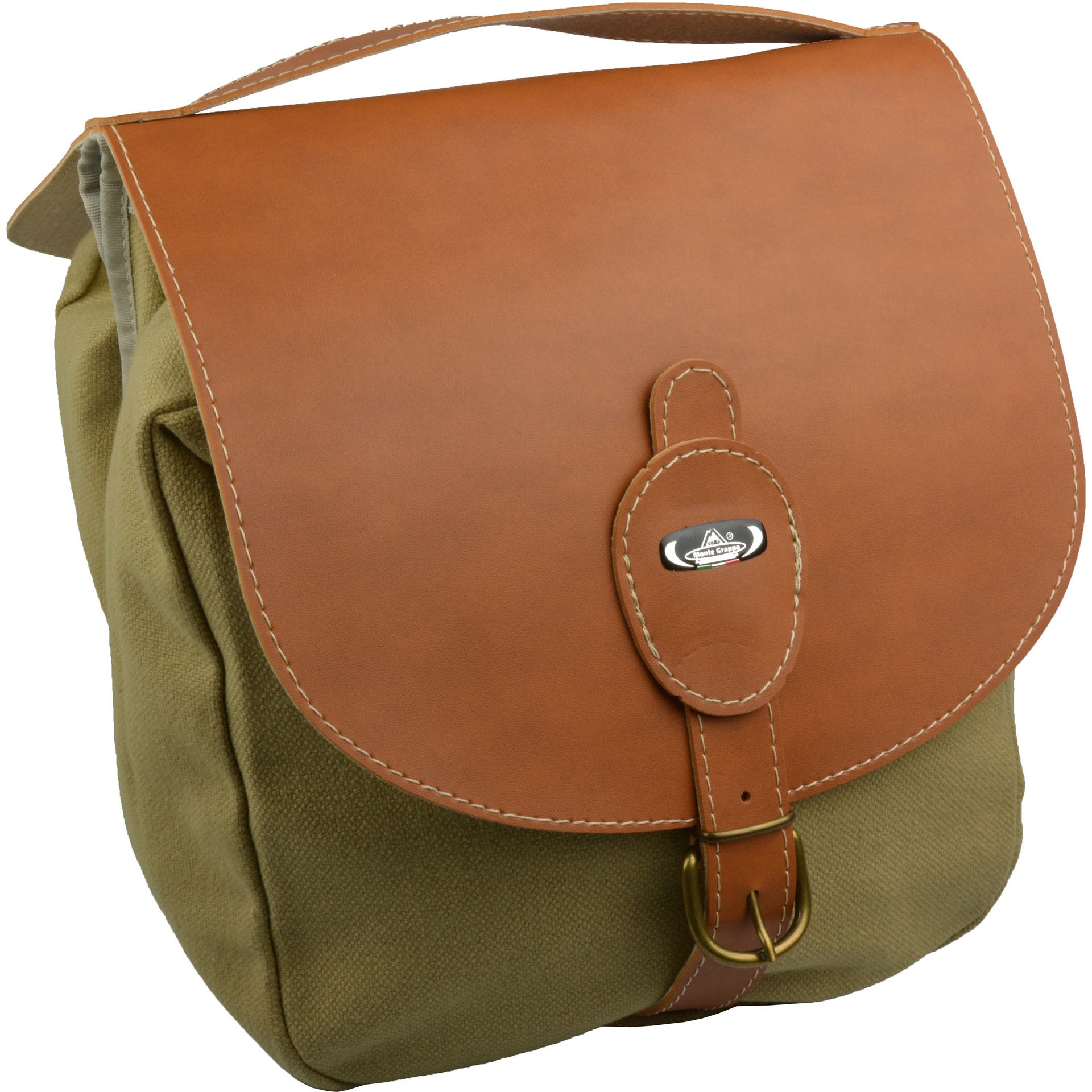 Monte Grappa dubbele tas 16,5L Bisaccia D-bruin/honey