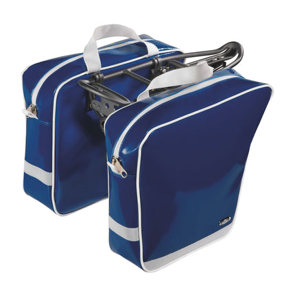 Monte Grappa pakaftas L+R  15L Varnish met rits blauw
