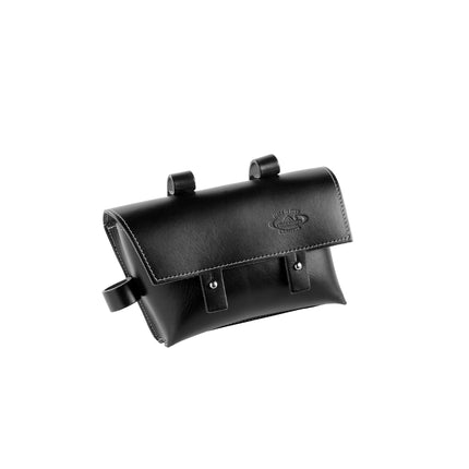 Monte Grappa frame bag leather Black
