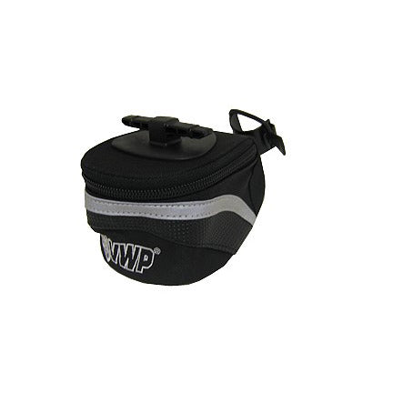 VWP zadeltas luxe S-nylon m/klik-sluit. zwart