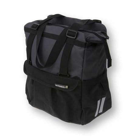 Basil Shopper XL 20-liter zwart/antraciet 17402