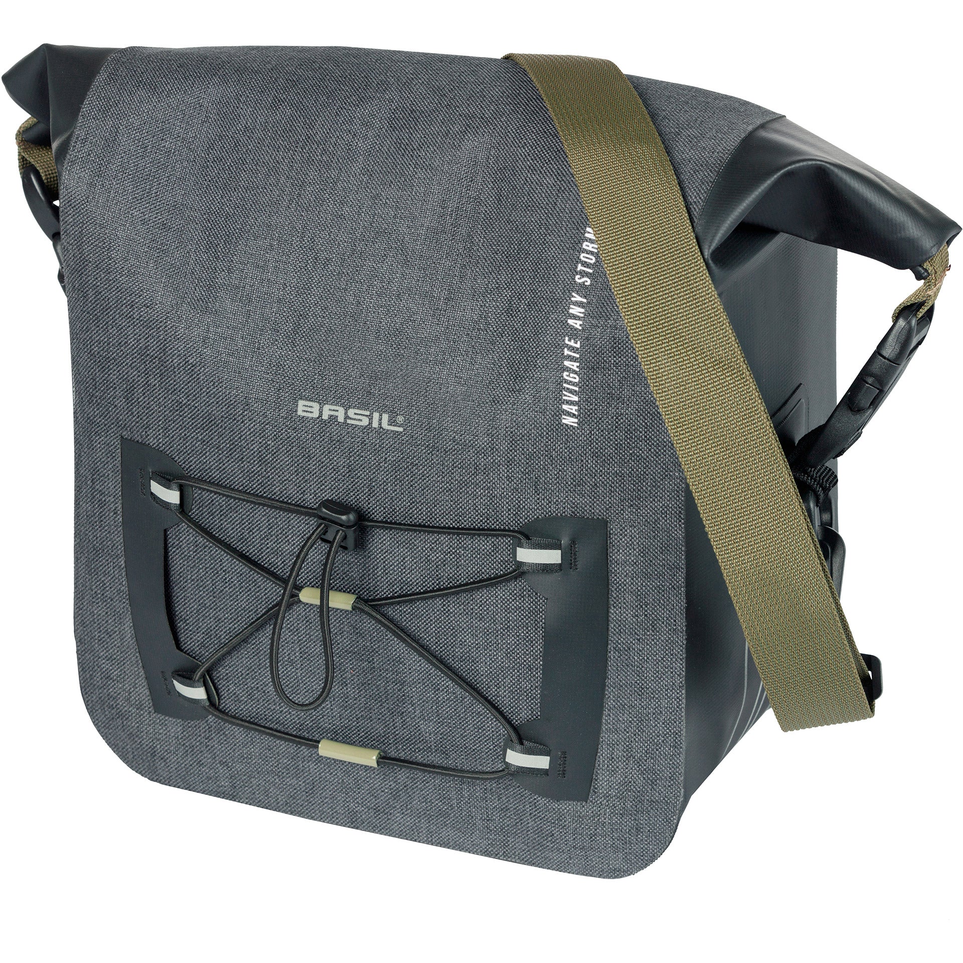 Basil fietsstuurtas Navigator Storm KF 10-11l zwart