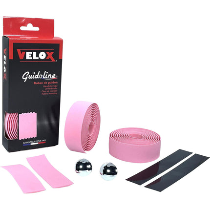 Velox handlebar tape Maxi Cork pink (2 pcs)