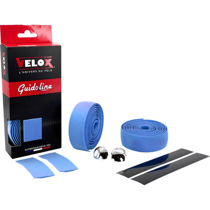 Velox handlebar tape Maxi Cork blue (2 pcs)