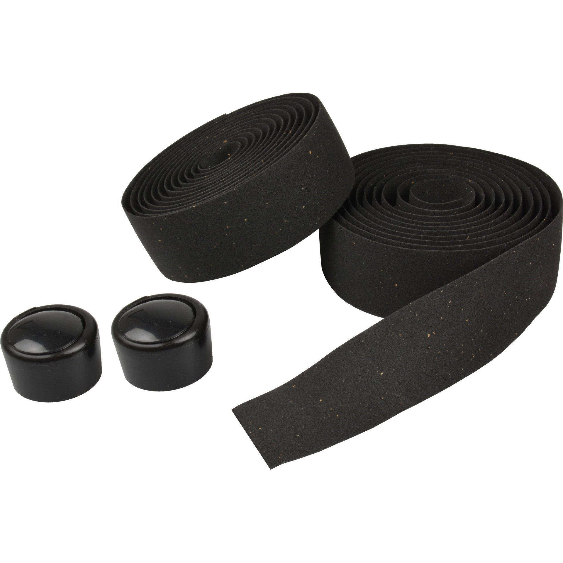 VWP stuurtape kurk zwart inclusief stuurdoppen (set)