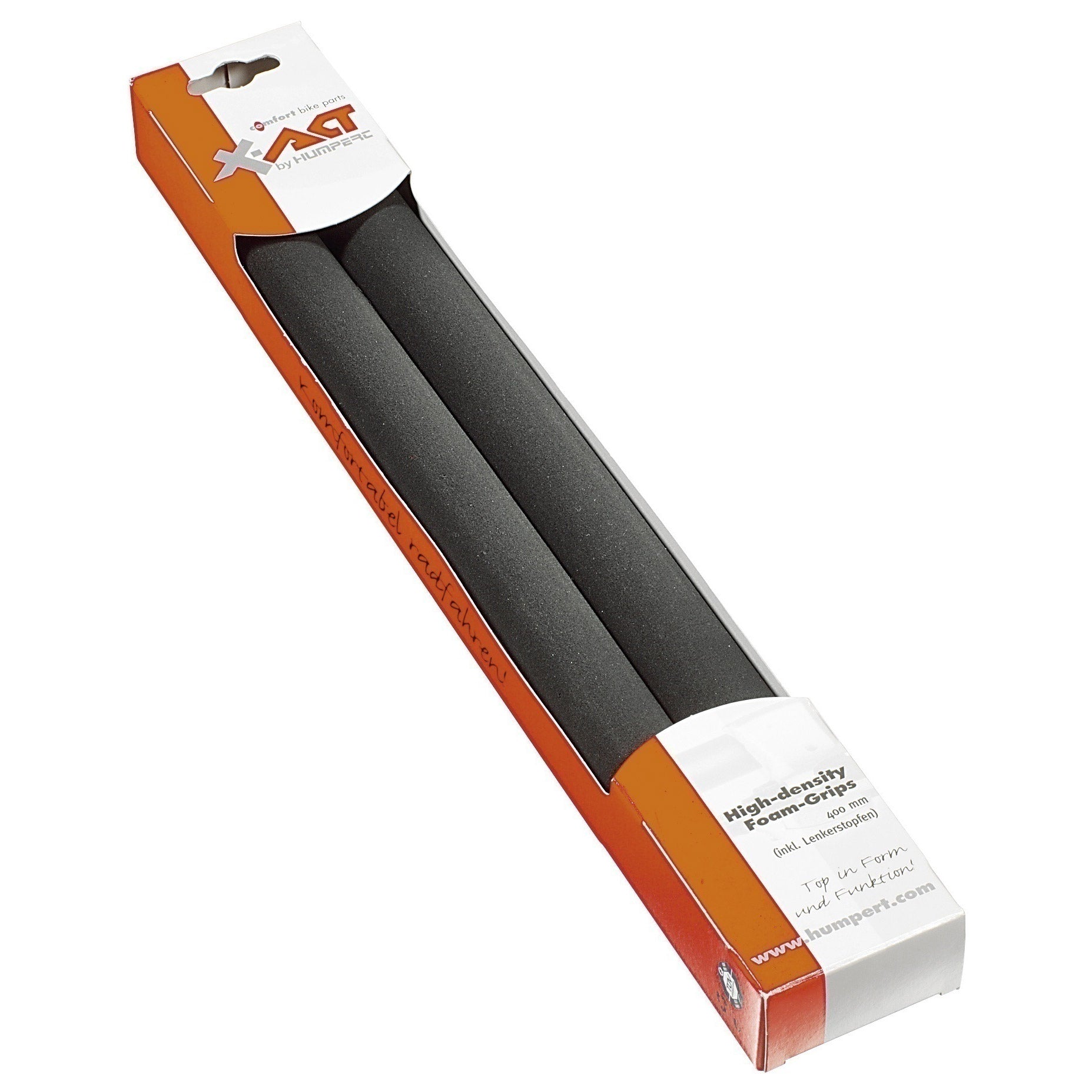 Ergotec stuurfoam Milano 22x4mm 400mm zwart (2st)