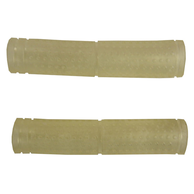 White Label bar-end handvatset transparant