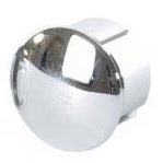 Velox stuurdop chroom (per stuk)