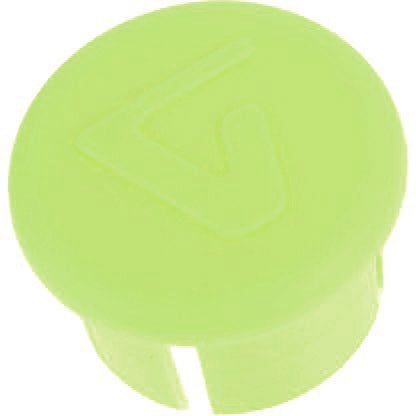 Velox handlebar cap green fluorescent (per piece)