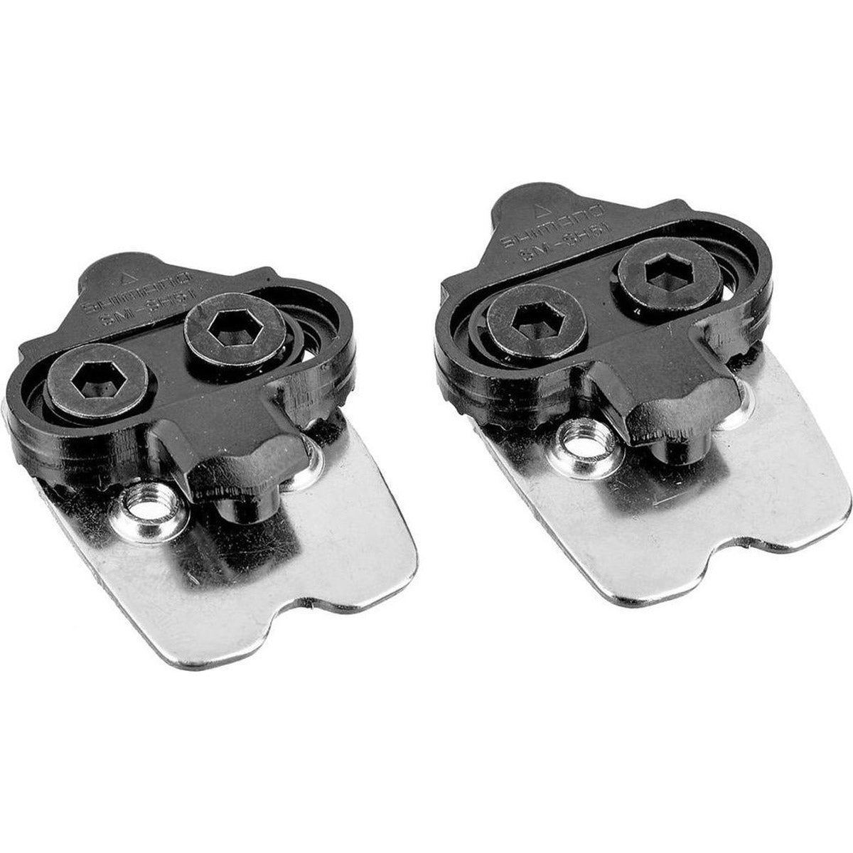 Shimano stel schoenplaatjes met borgplaat SPD SM-SH51A