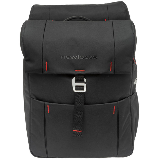 New Looxs dubbele tas Vigo MIK afneembaar 37l zwart