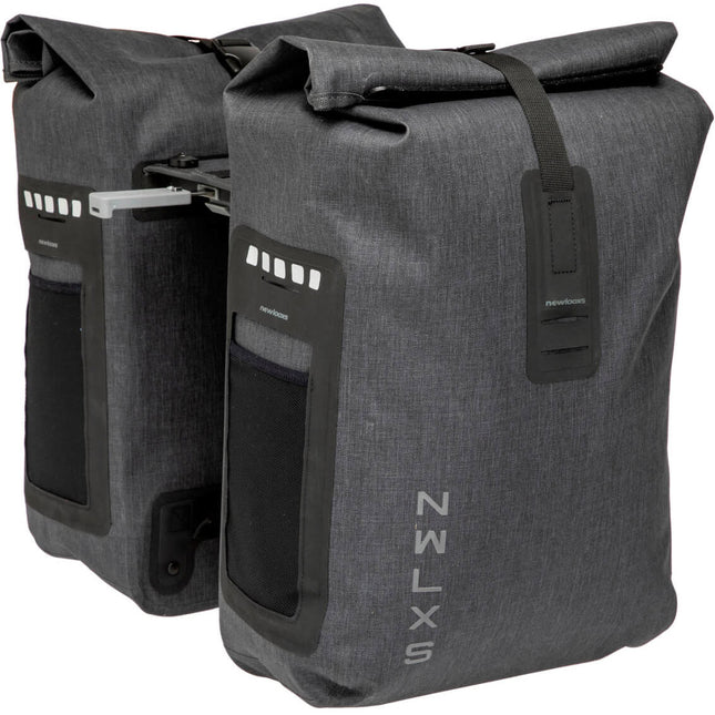 New Looxs Varo Double Pannier 40L MIK dub.tas afneem grijs