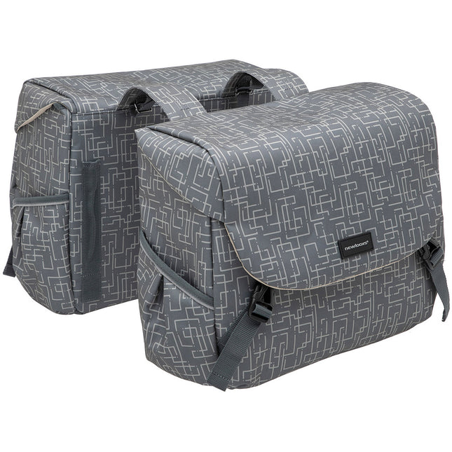 New Looxs dubbel tas Mondi Joy Ivy 38l grijs