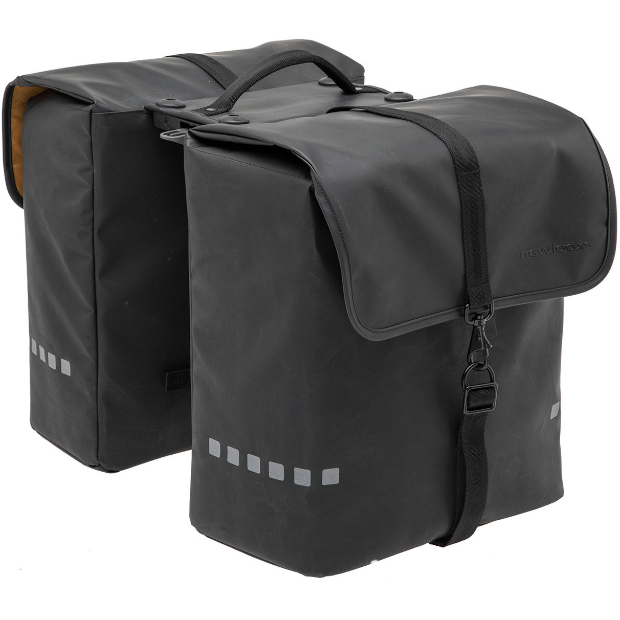 New Looxs Odense Double 39L RackTime dub tas afneem zwart