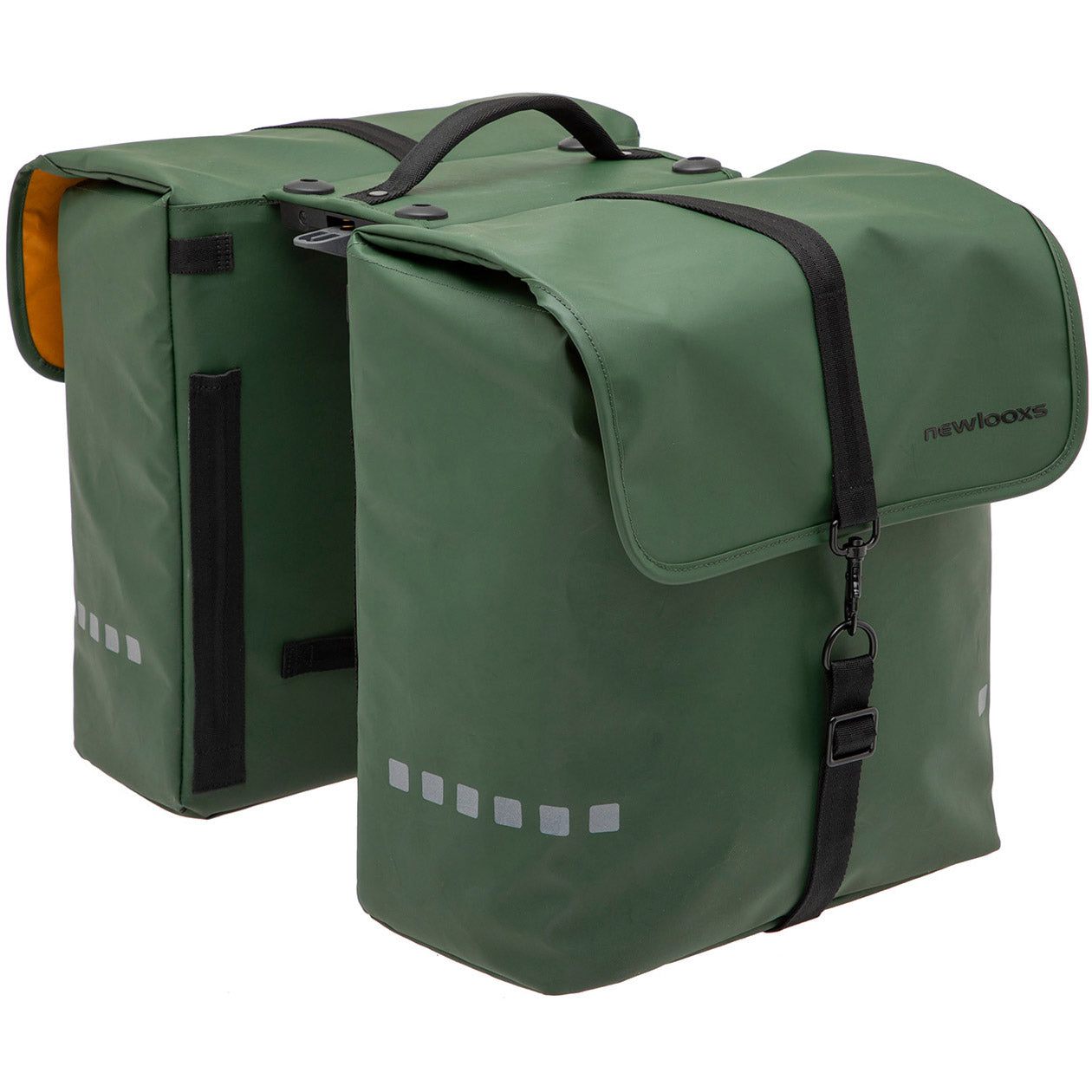 New Looxs Odense Double 39L RackTime dub tas afneem groen