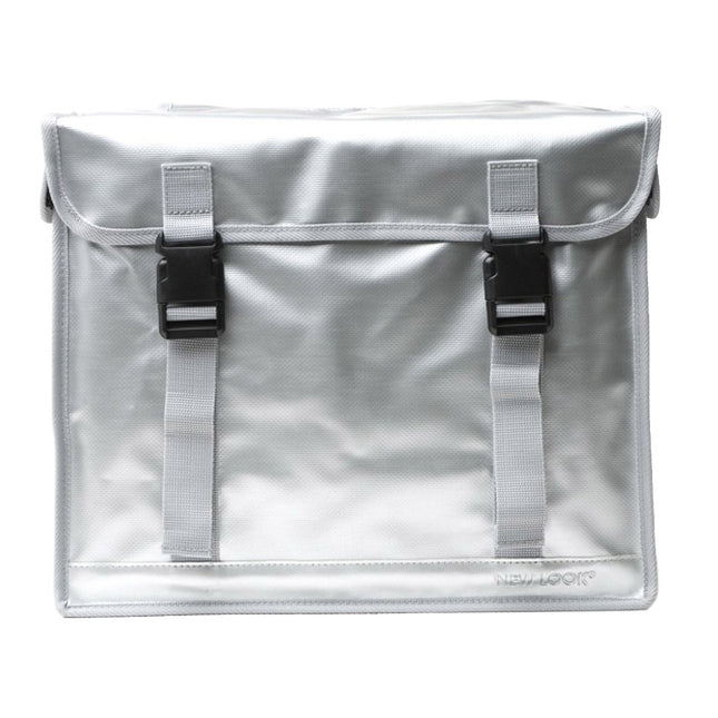 New Looxs Bisonyl 46L dubbele tas zilver