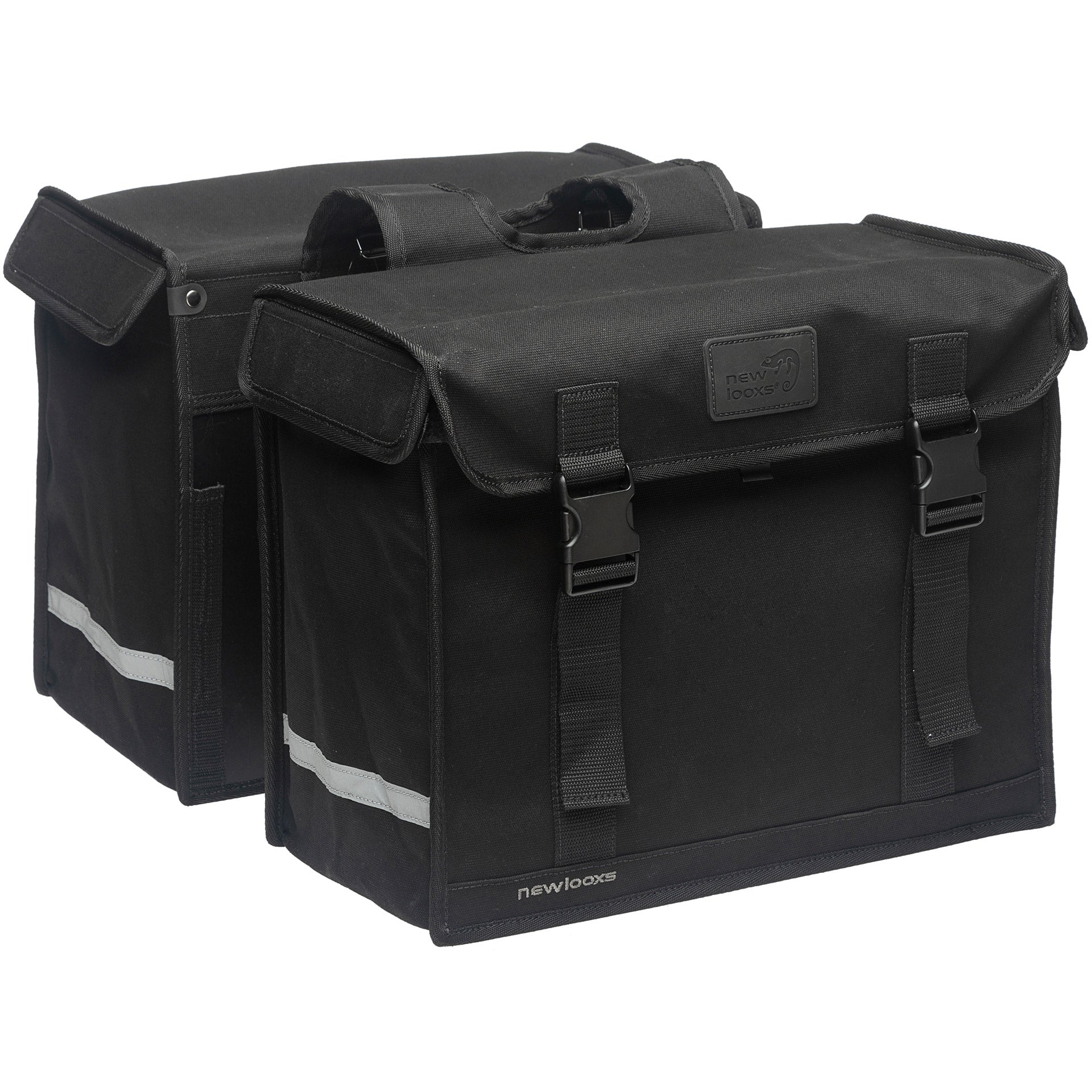 New Looxs dubbele tas Canvas Camping 66l zwart