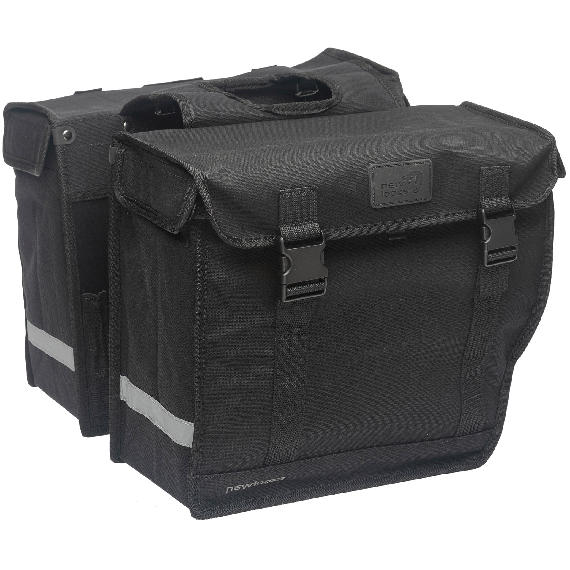 New Looxs Canvas Hybride 46,5L dubbele tas zwart