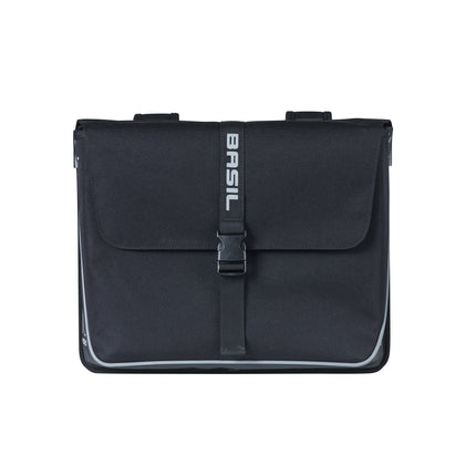 Basil dubbele tas Forte 35l zwart