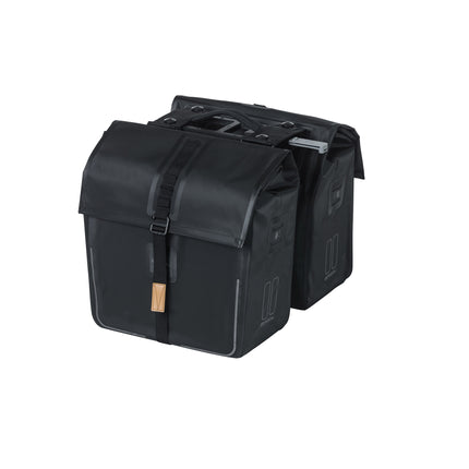Basil dubbele tas Urban Dry MIK 50l zwart