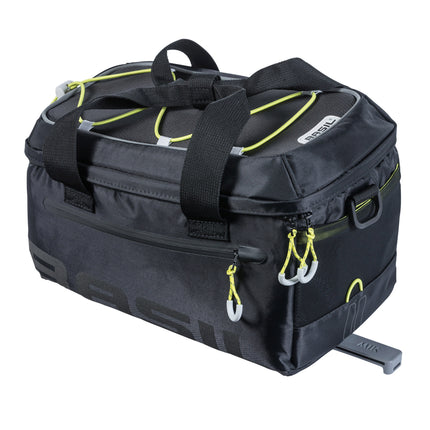Basil Miles MIK waterproof 7L black/lime pannier bag