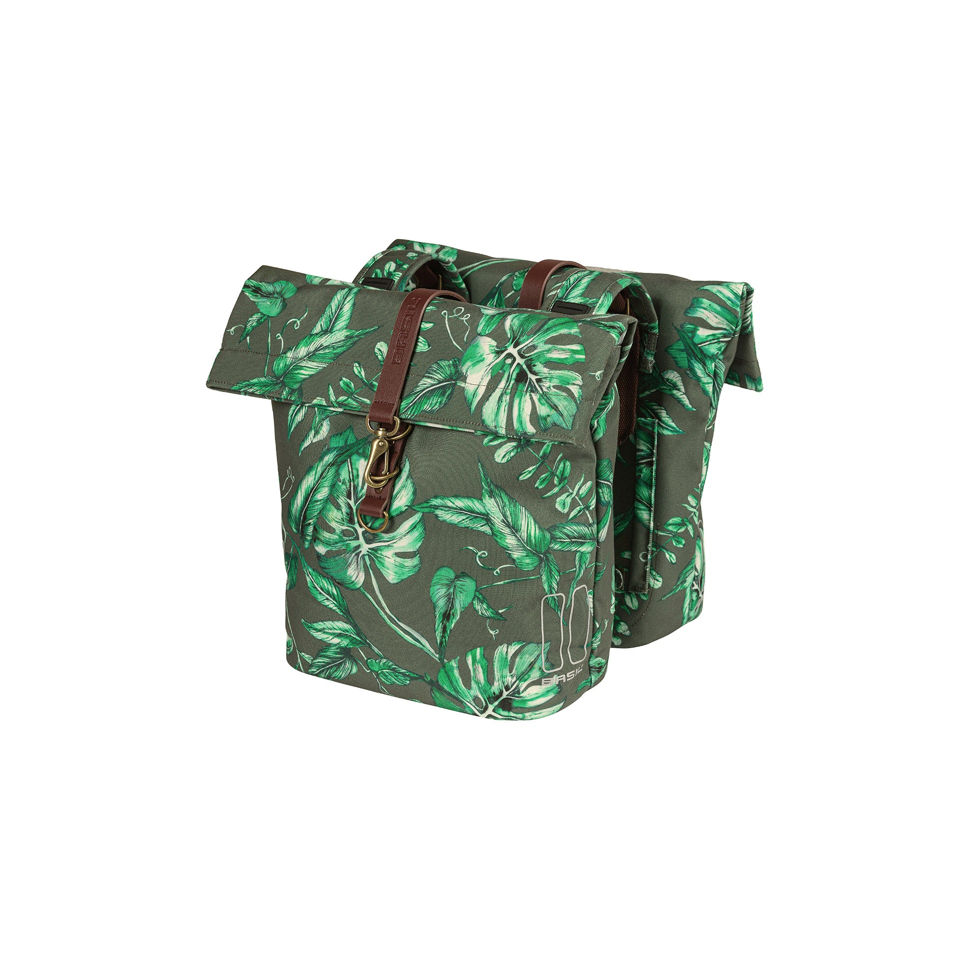 Basil dubbele tas EverGreen UBS 28-38l groen