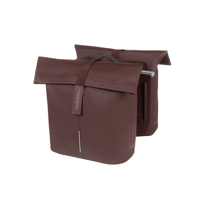 Basil double bag City MIK 28-32l dark brown