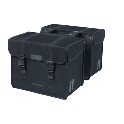 Basil dubbele tas Kavan Eco Classic 68l zwart