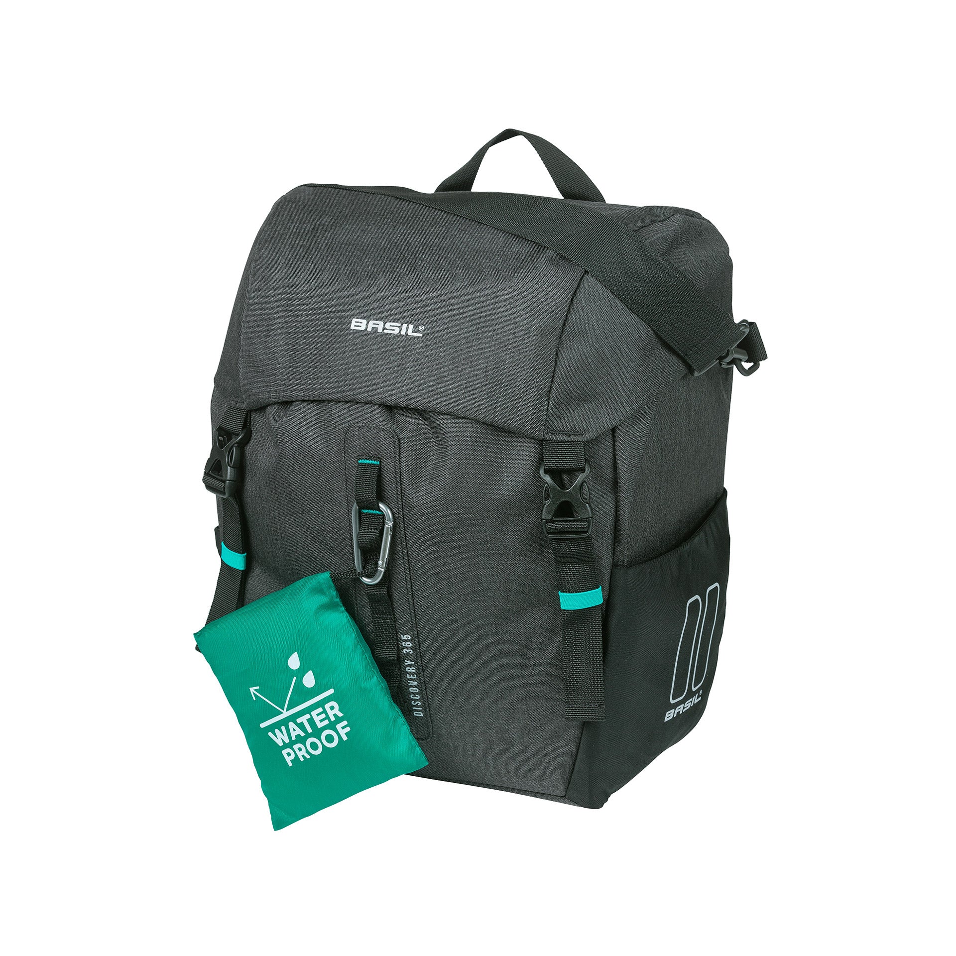 Basil tas Discovery 365D L 20l zwart