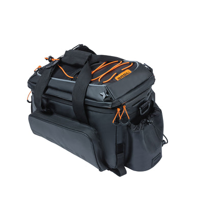 Basil Miles Tarpaulin trunk bag XL Pro, 9-36L, black orange
