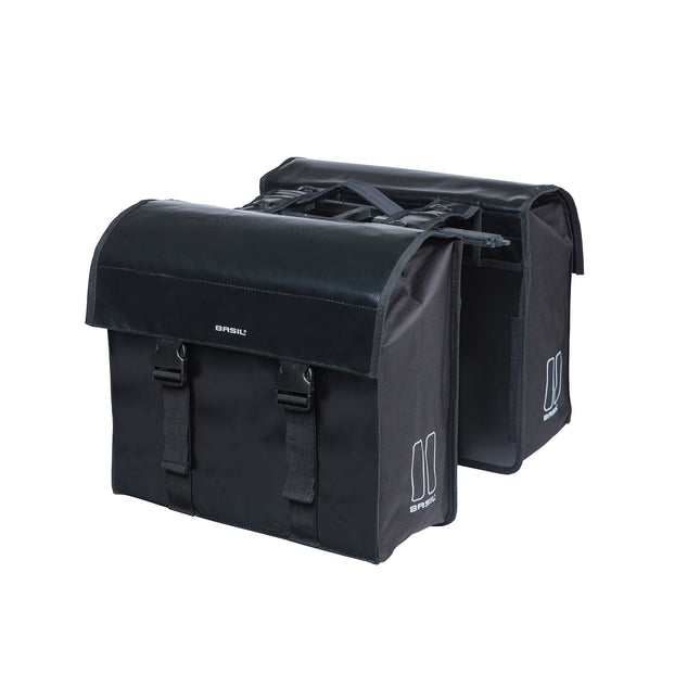 Basil Urban Load dubbele fietstas MIK 48-53L zw./zw.