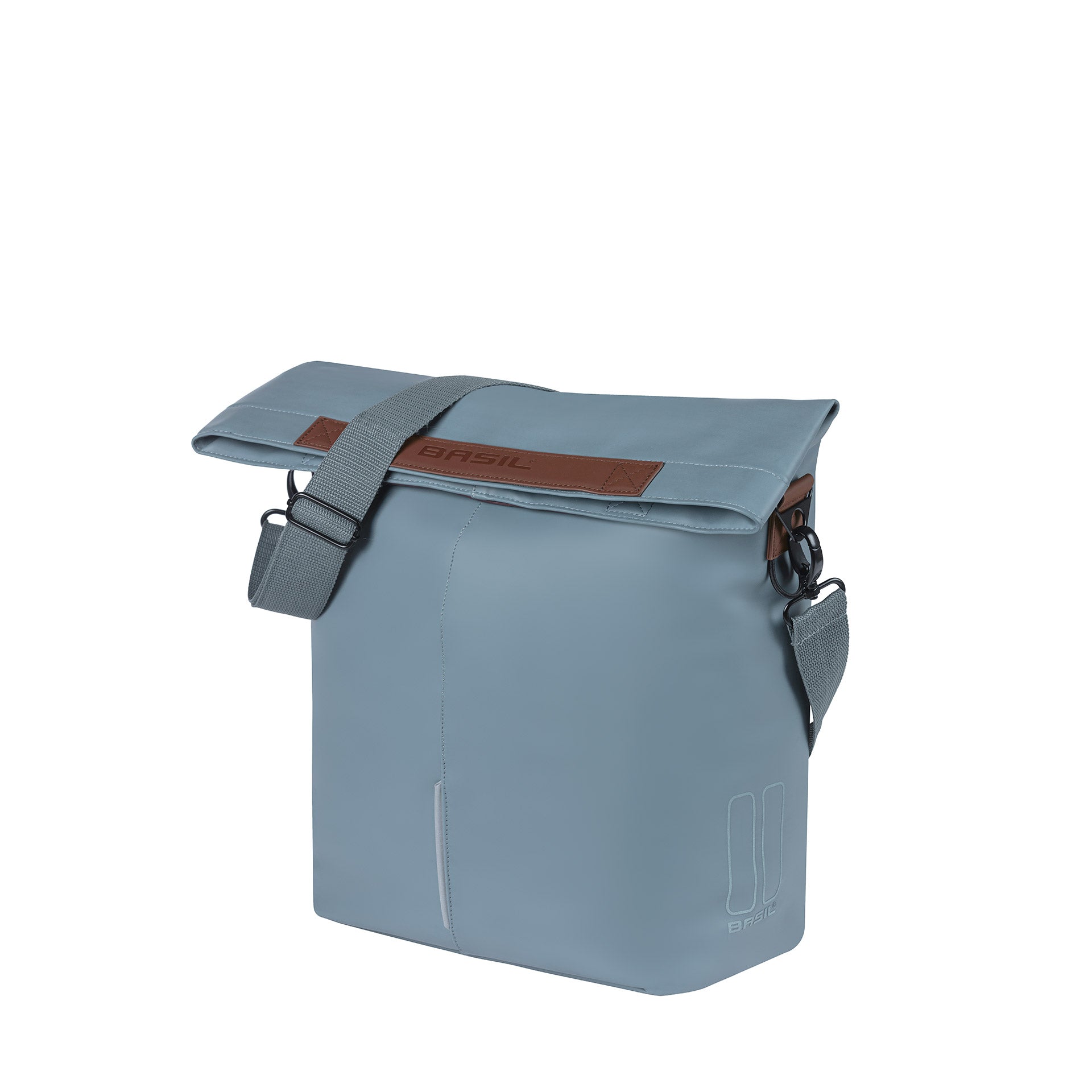 Basil City shopper Vegan Leather 14l blauw