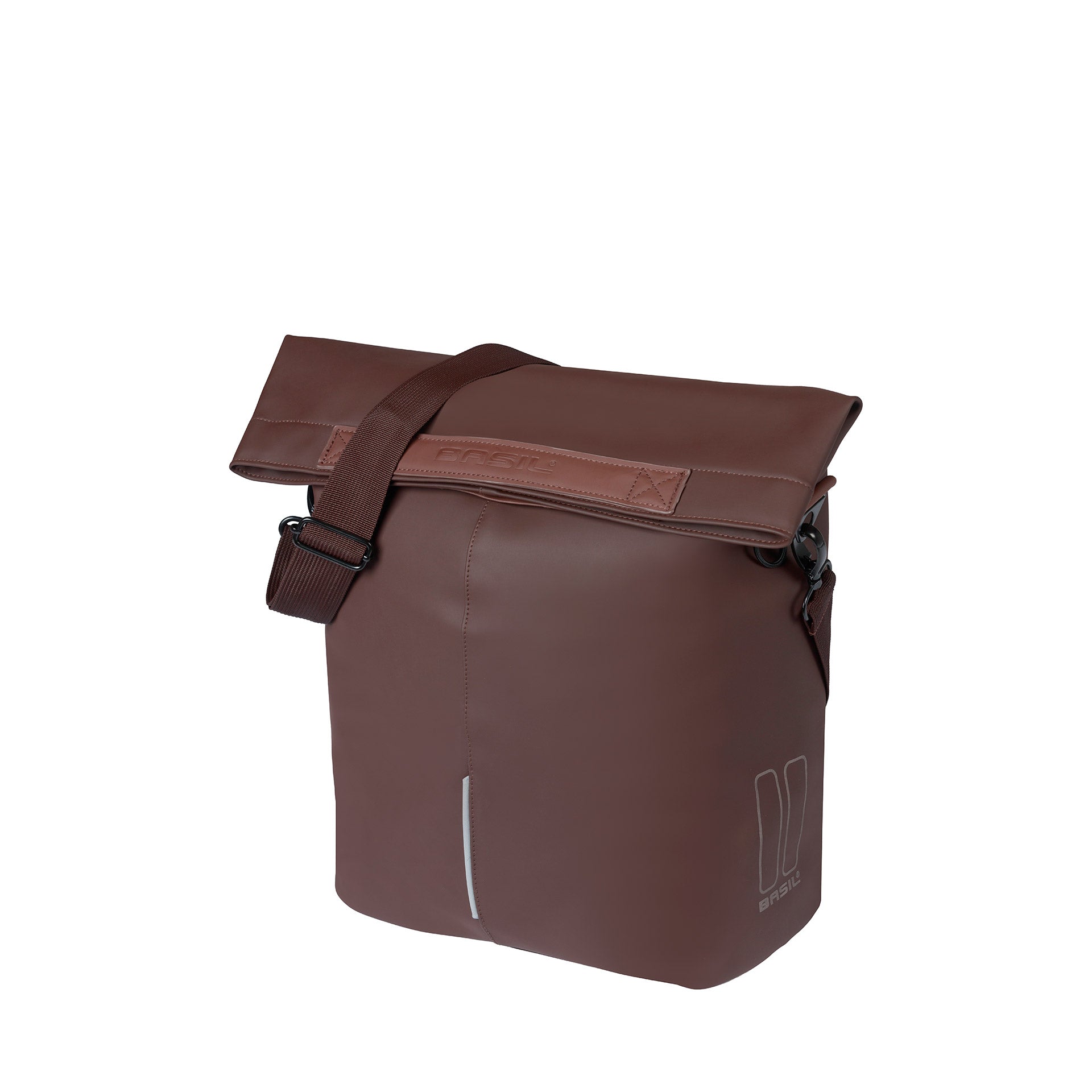 Basil City shopper Vegan Leather 14l bruin