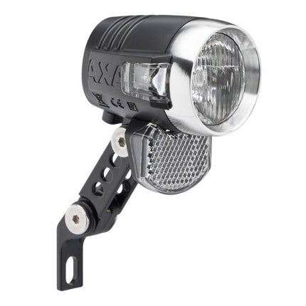 AXA koplamp Blueline 50 lux T steady auto dynamo zwart