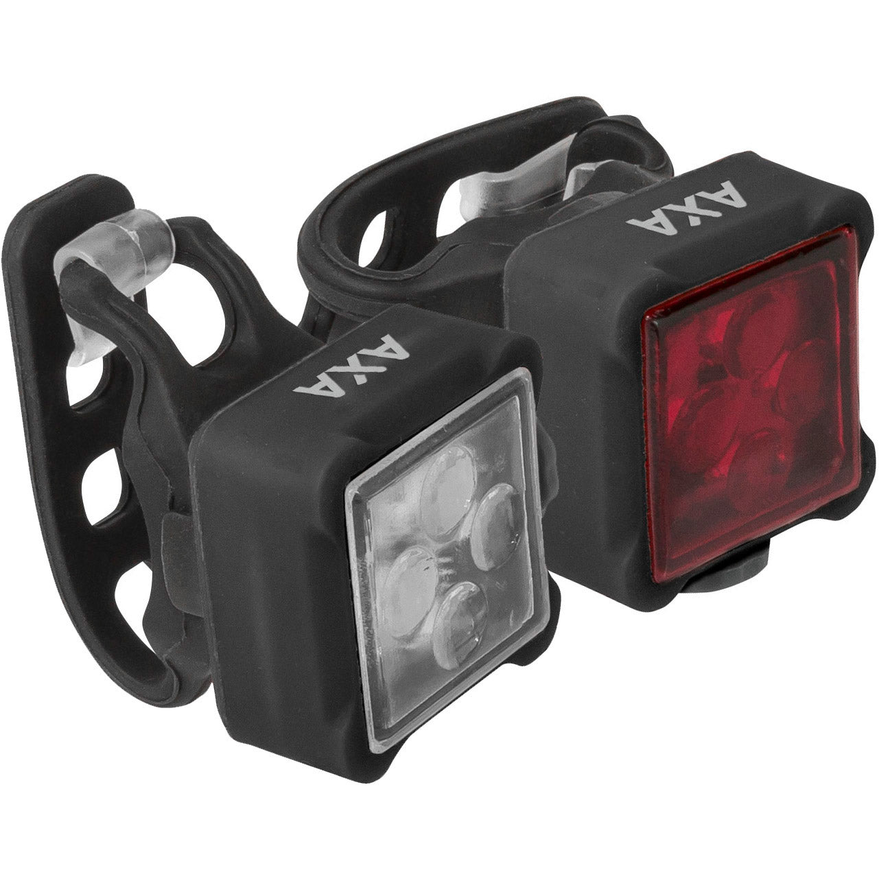 AXA verlichtingsset Niteline 44 LED batterij zwart