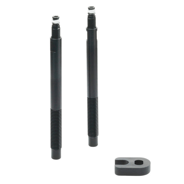 Schwalbe Ventielverlenger 30mm Alu p/2 met draad zwart