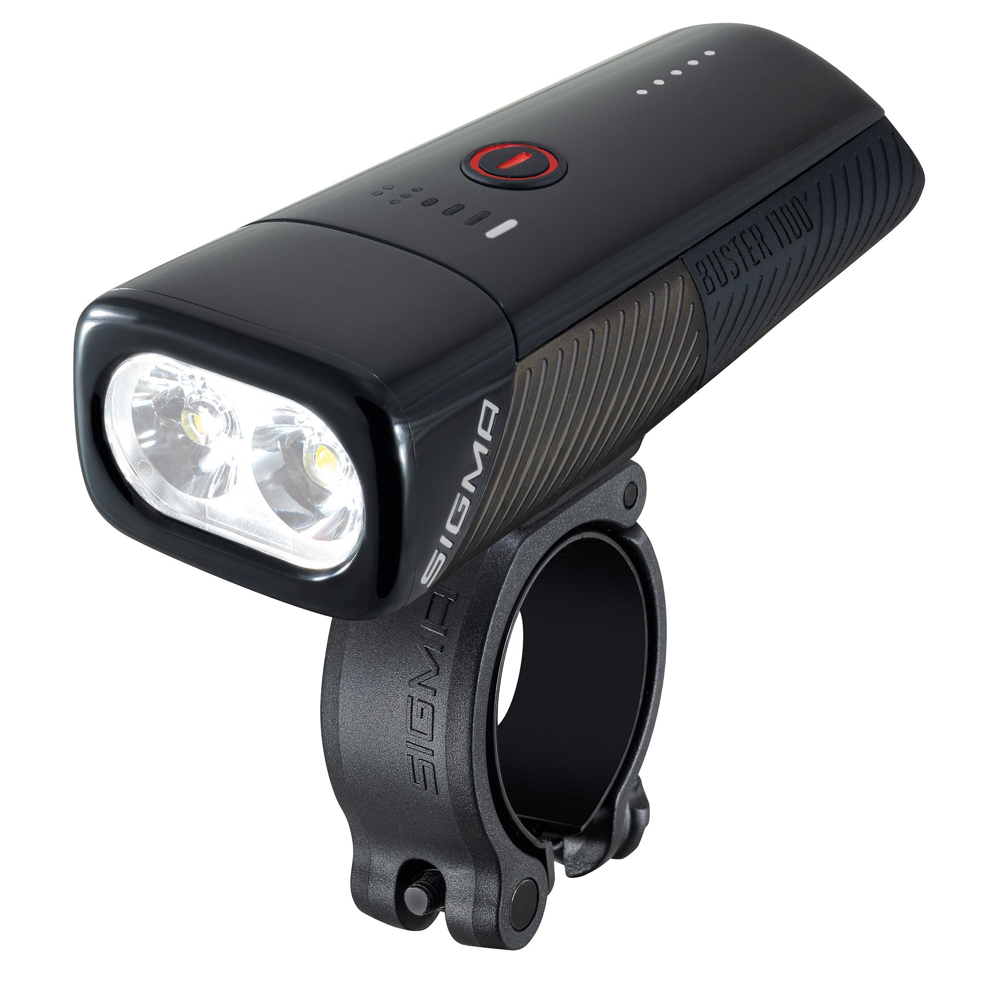 Sigma koplamp Buster 1100 LED schroefhouder -Li-ion accu USB