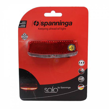 Spanninga achterlicht 50+80mm Solo XE E-bike 6-36VDC