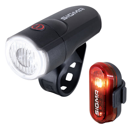 Sigma verlichtingsset Aura 30 lux + Curve batterij