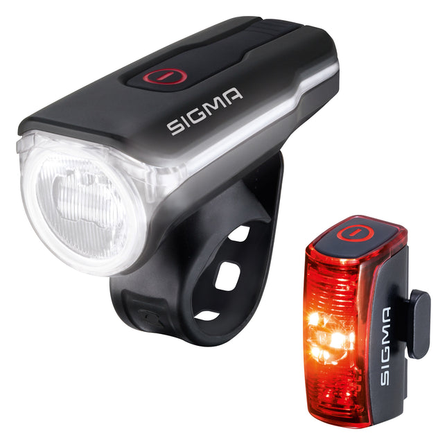 Sigma verlichtingsset Aura 60 lux + Infinity USB