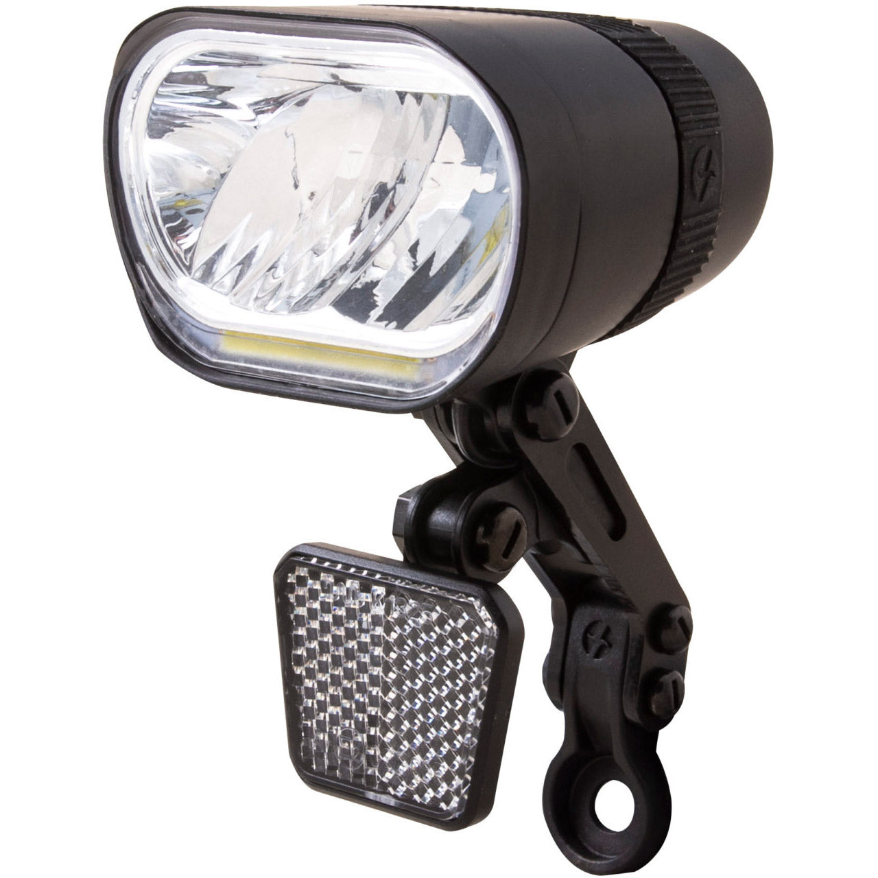 Spanninga koplamp Axendo 60 XDASTc dynamo m/refl + kabel