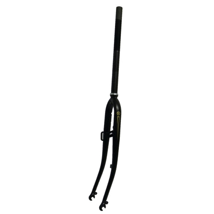 Front fork 28-1½" 370mm touring drum brake mount Unicr. matte black