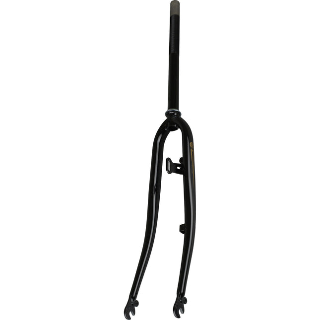 Voorvork 28" 1½"  350mm tour  tromm.rem-nok Unicr. zwart