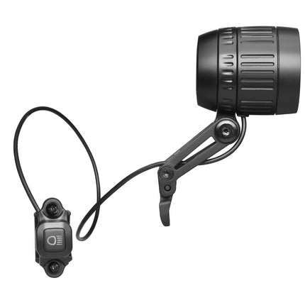 Bumm Lumotec IQ-XM koplamp LED Alu. 80/120 lux zwart