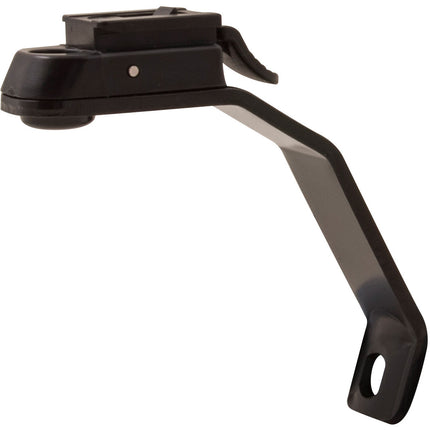 Fixation de phare Spanninga en acier inoxydable pour fourche BR500 noire