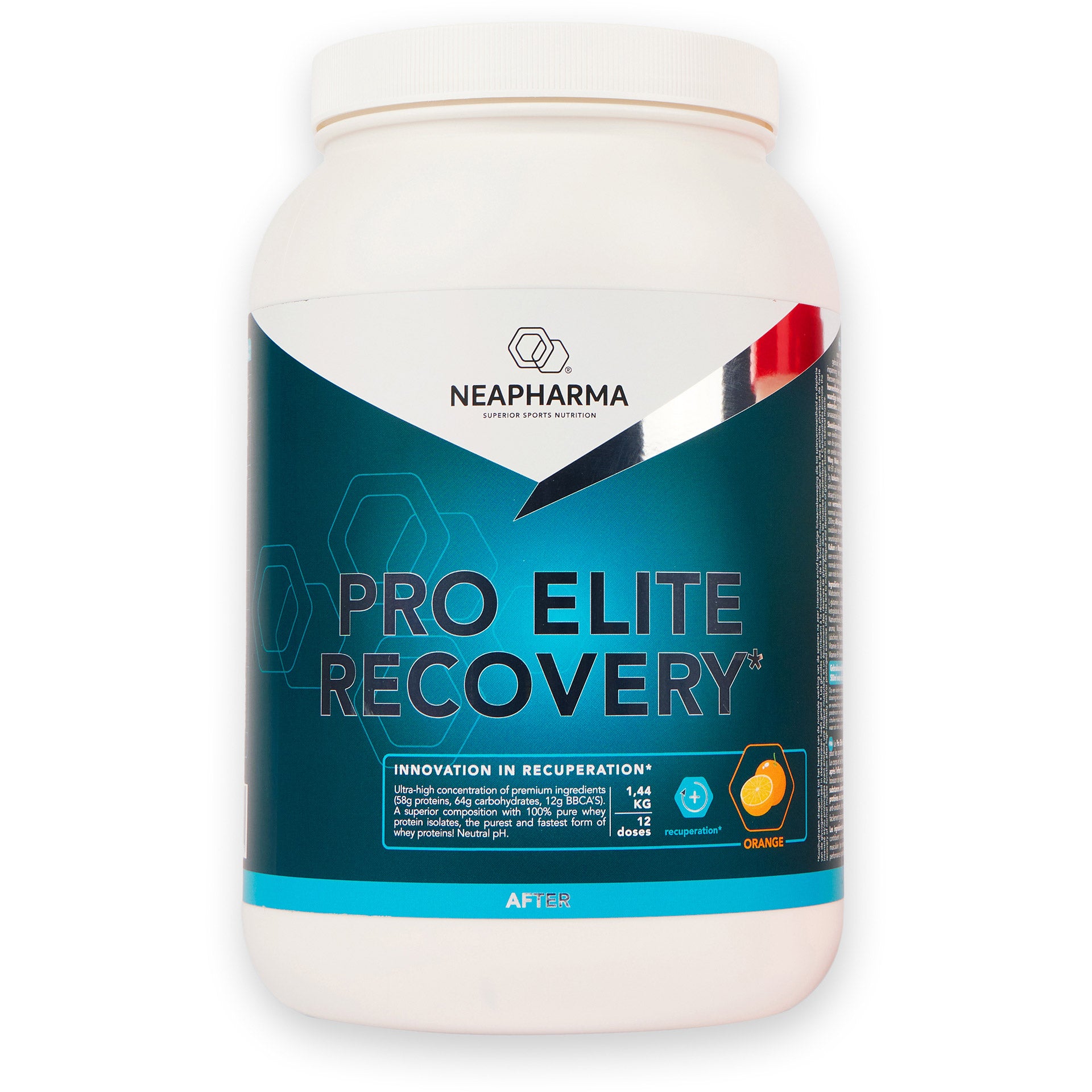 Neapharma recovery shake Pro Elite orange pot 1,44kg