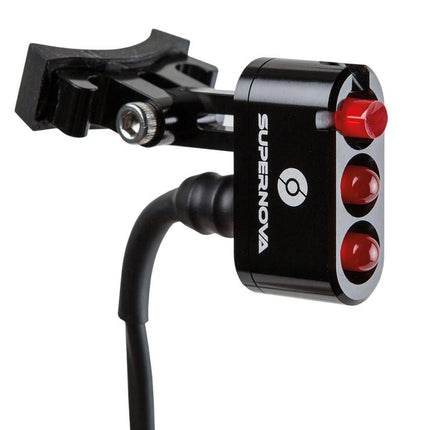 Supernova E3 Tail Light 2 feu arrière tige de selle 12V noir