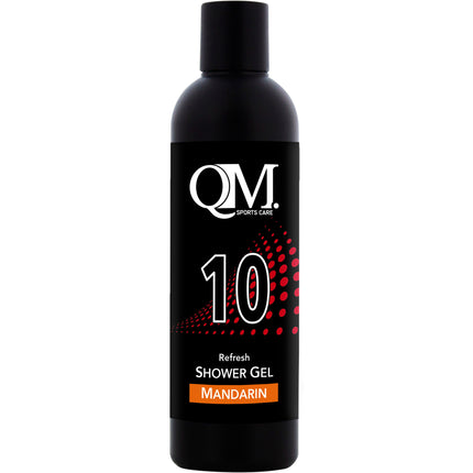 QM Sports Care 10 gel douche mandarine fraîche flacon 200ml